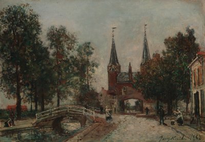 Scene at Delft by Johan Barthold Jongkind