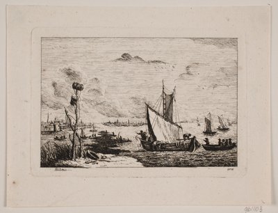 Coastal Scene by Johan Bülow