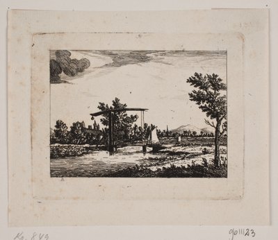 Landscape with Drawbridge by Johan Bülow