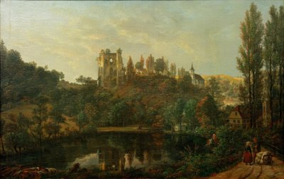 View of the Castle Ruins of Tharandt by Johan Christian Dahl