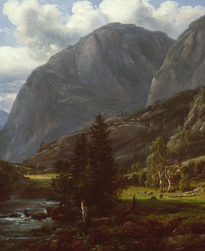 Fortun Valley by Johan Christian Dahl
