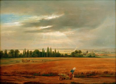 Grain Fields near Dresden by Johan Christian Dahl