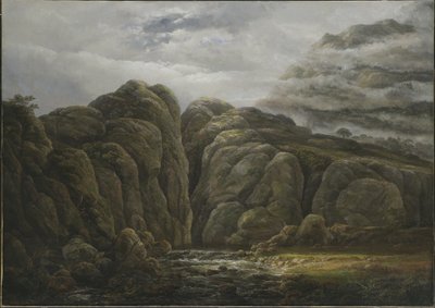 Norwegian Mountain Landscape by Johan Christian Dahl