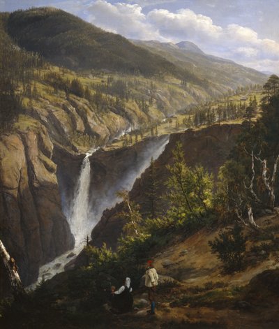 Rjukan Waterfall by Johan Christian Dahl