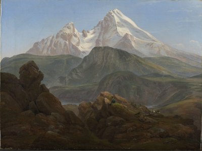 The Watzmann by Johan Christian Dahl