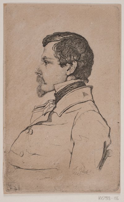 Portrait of Jacob Kornerup by Johan Frederik Busch