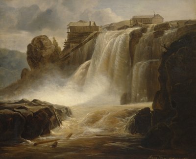 Haugfossen by Johan Fredrik Eckersberg