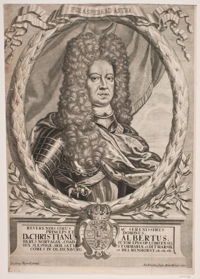 Duke Christian Albrecht of Gottorp by Johan Friedlein