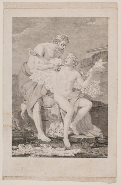 Daedalus and Icarus by Johan Georg Preisler