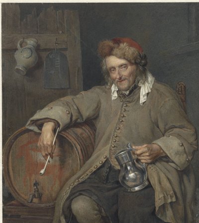 The Old Drinker by Johan Heinrich Neuman