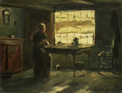 Peasant Interior by Johan Hendrik Weissenbruch