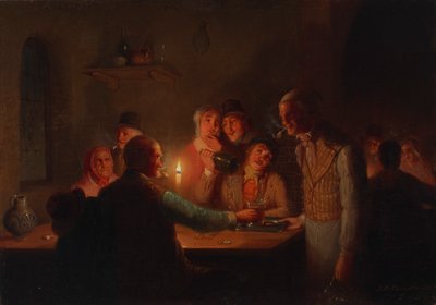 Dutch Tavern Scene by Johan Mengels Culverhouse