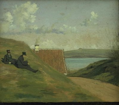 A Sunken Road near Frederiksværk by Johan Thomas Lundbye