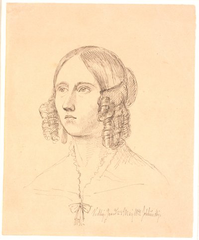 Louise Marie Neergaard by Johan Thomas Lundbye
