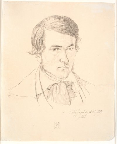 Self-Portrait by Johan Thomas Lundbye
