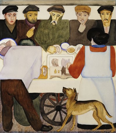 Herring Seller by Johan van Hell