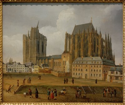 Cologne Cathedral from the Southeast by Johann Adolf Lasinsky