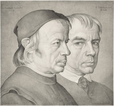 The Brothers Konrad and Franz Eberhard by Johann Anton Ramboux