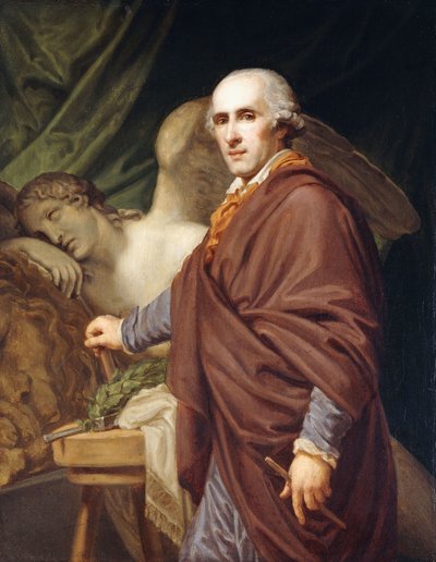 Portrait of Antonio Canova by Johann Baptist Edler von Lampi