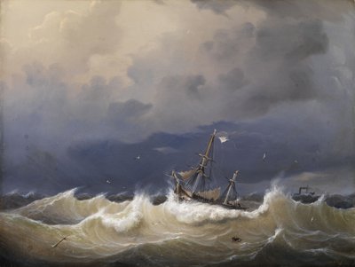 Marine Piece by Johann Baptist Weiß
