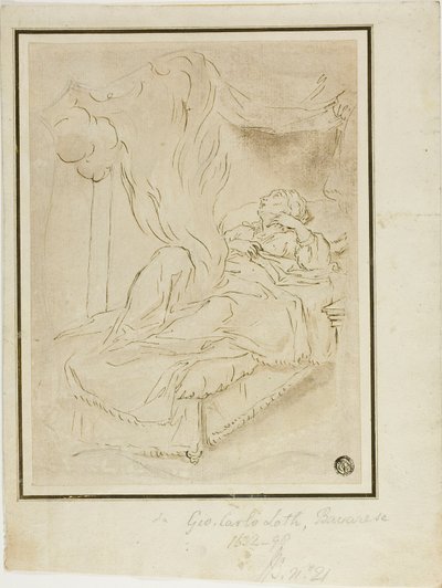 Danae and the Shower of Gold by Johann Carl Loth