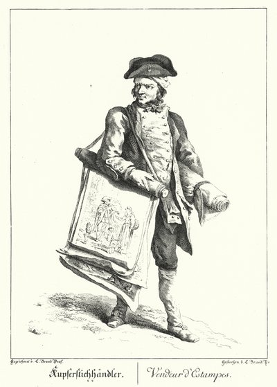 Prints seller by Johann Christian (after) Brand