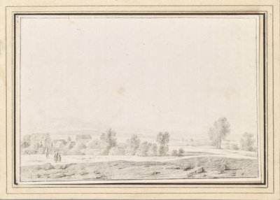 Landscape with Village by Johann Christian Brand