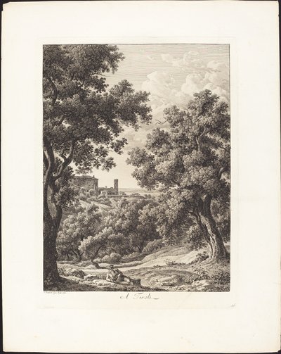 At Tivoli by Johann Christian Reinhart
