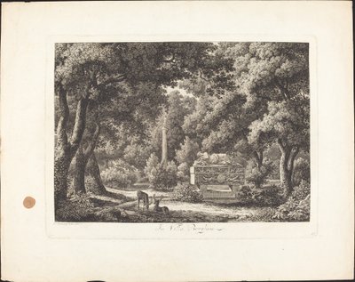 In Villa Borghese by Johann Christian Reinhart