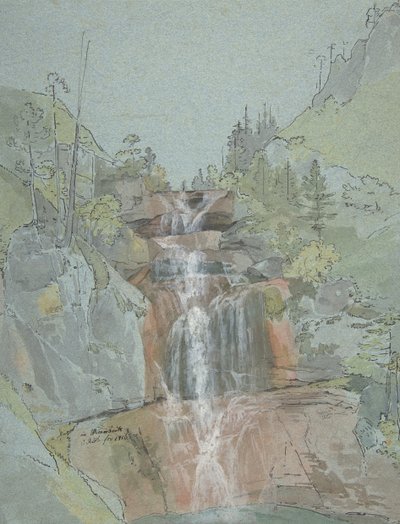Landscape with a Waterfall by Johann Christoph Rist