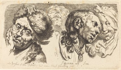 Four Heads by Johann Eleazar Schenau