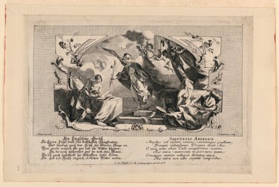 Salutatio Angelica by Johann Evangelist Holzer