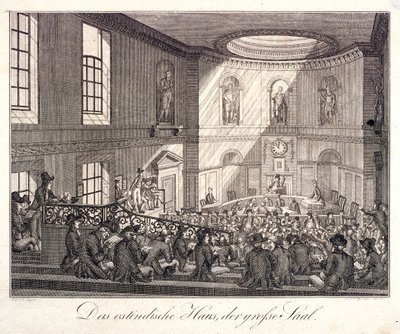 East India House, London by Johann Friedrich Boettger