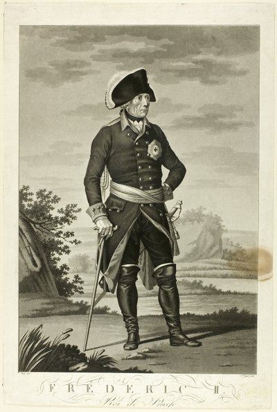 Frederick II, King of Prussia by Johann Friedrich Jügel