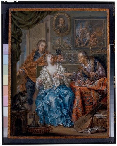 Allegories of Love by Johann Georg Platzer
