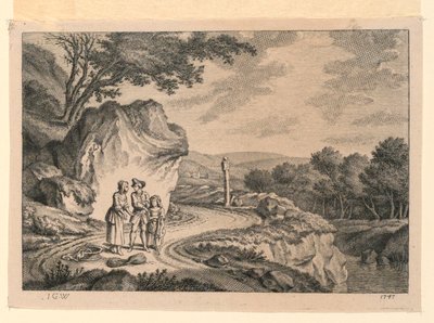 The Winding Road by Johann Georg Wille