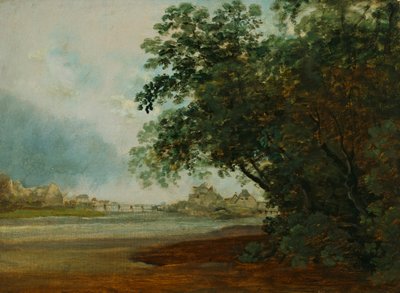 Isar with Prater Island by Johann Georg von Dillis