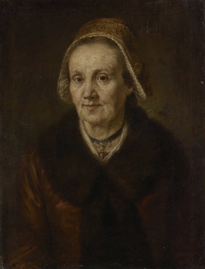 Old Woman with Bonnet by Johann Georg von Edlinger