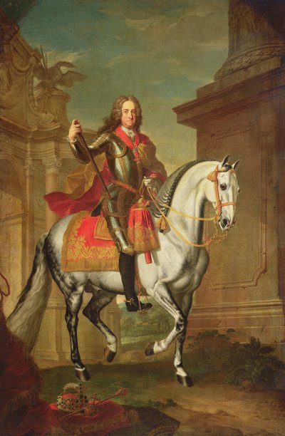 Kaiser Charles VI by Johann Gottfried Auerbach