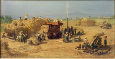 Harvest at Praunheim by Johann Heinrich Hasselhorst