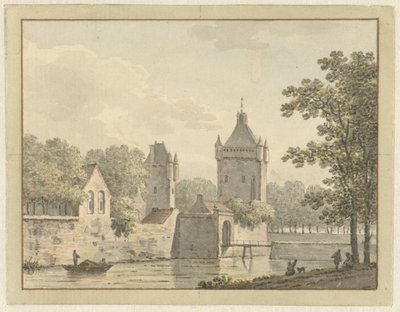 Castle De Pol in Vianen by Johann Heinrich Muntz