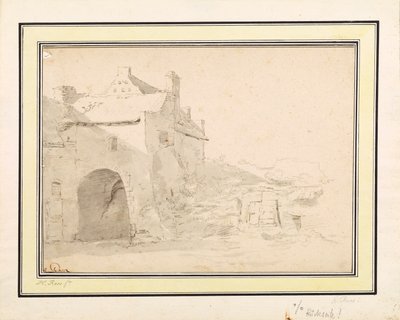 Architectural Study by Johann Heinrich Roos