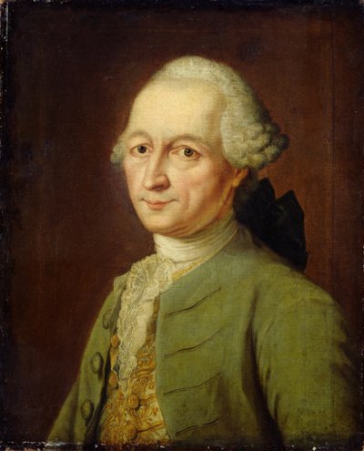 Abraham Gotthelf Kaestner by Johann Heinrich Tischbein