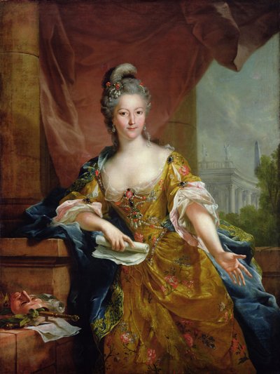 The Actress Mademoiselle Evrard by Johann Heinrich Tischbein