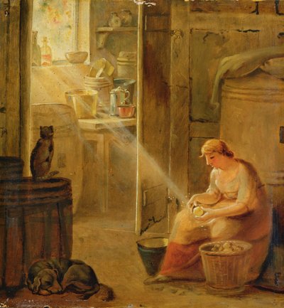 Interior (The Potato) by Johann Heinrich Wilhelm Tischbein