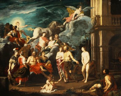 The Presentation of Pandora by Vulcan by Johann Heiss