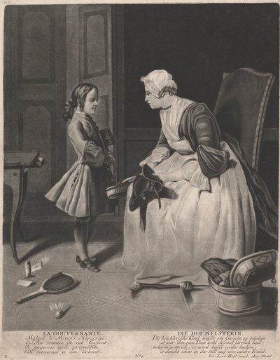 The Governess by Johann Jacobus Haid