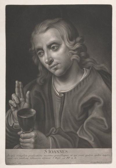 Saint John by Johann Jacobus Haid
