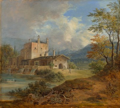 Iron Hammer in the Mountains by Johann Jakob Dorner der Jüngere