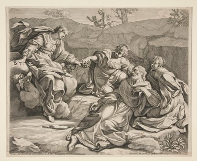 St. William Assisted by Virgins by Johann Jakob von Sandrart